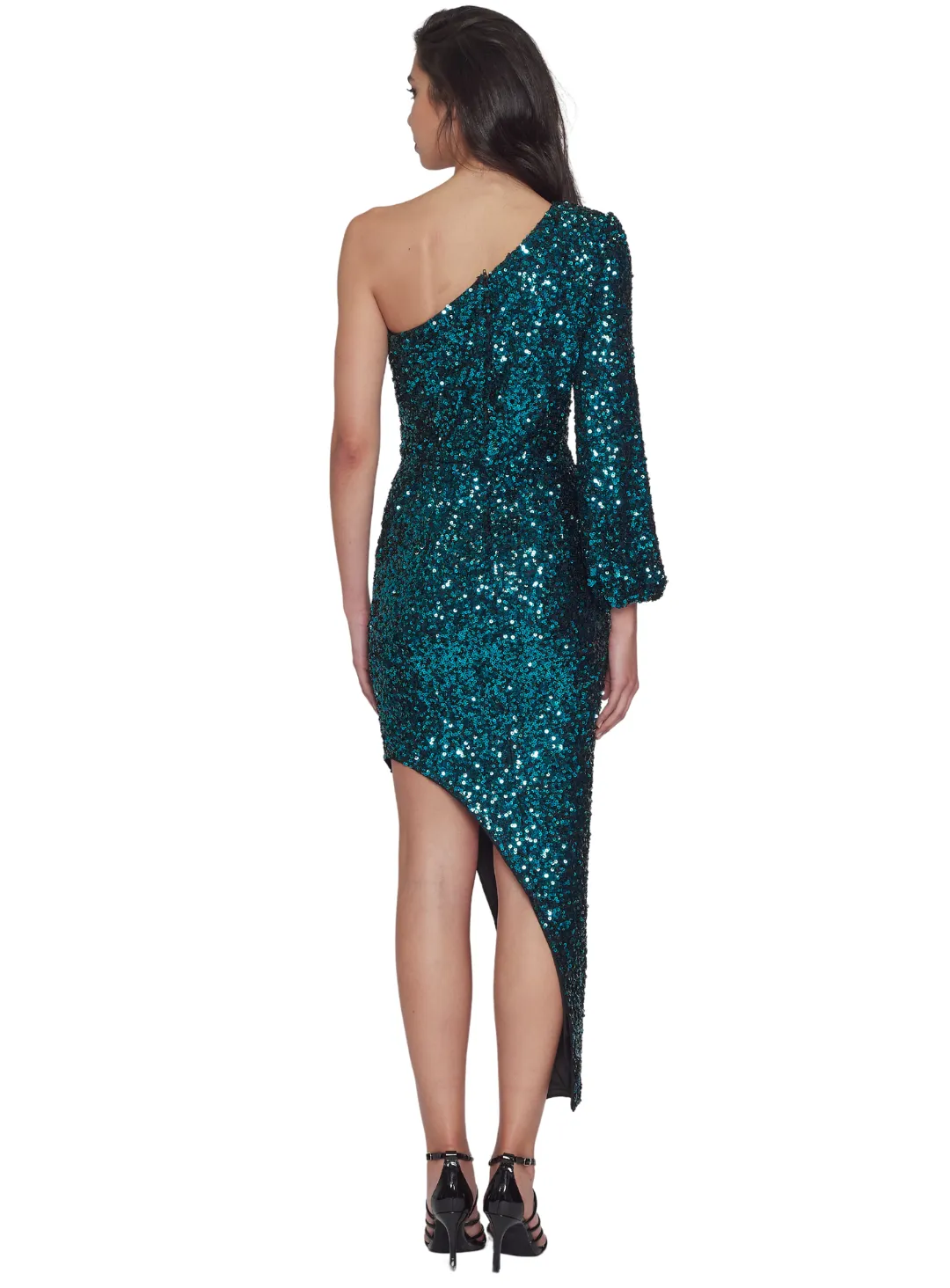 Abby-Rose One Sleeve Dress - Teal - size 6