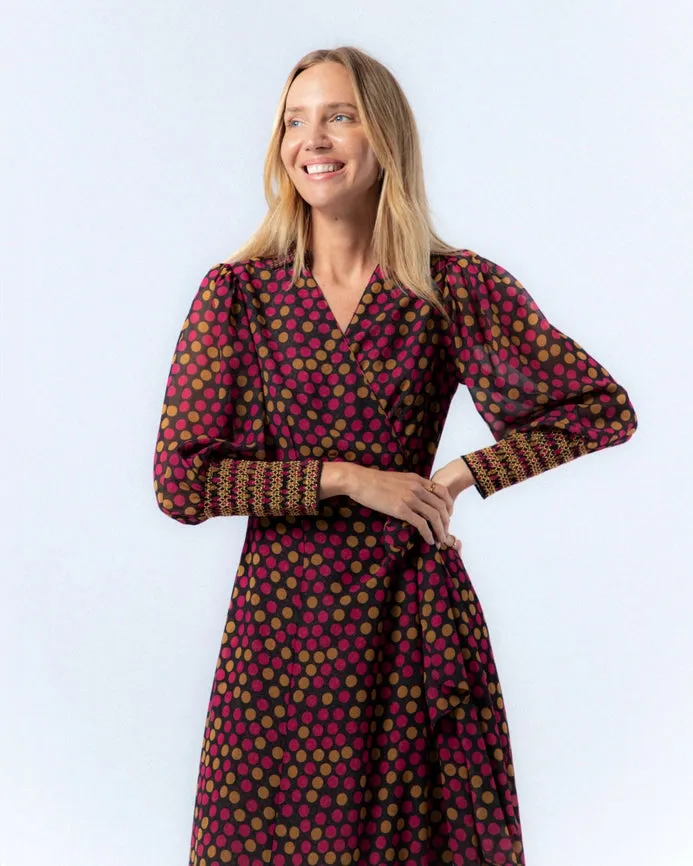 Alice Polka Dot Midi Dress