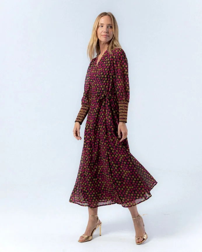 Alice Polka Dot Midi Dress
