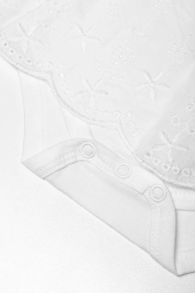Anglaise Frill Dress White