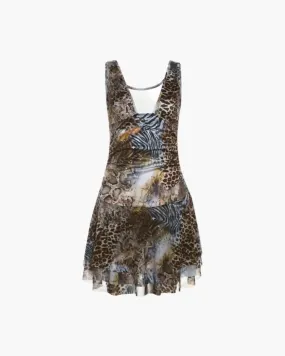 Annette – Sheer layered design – Mini dress