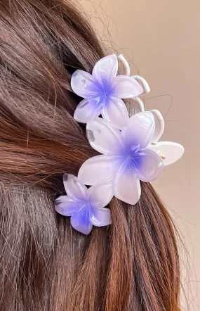 Aria Pink And Purple Flower Clip 2 Pack