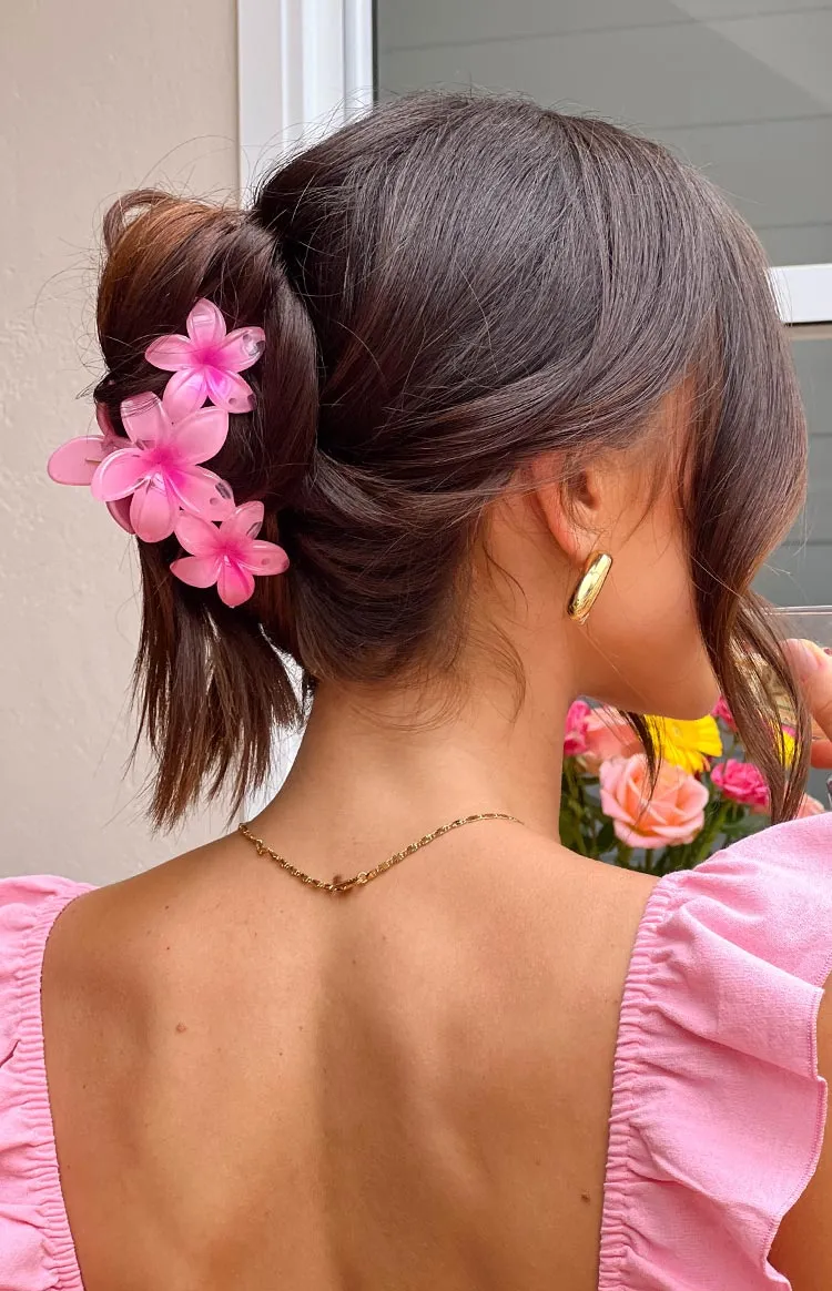 Aria Pink And Purple Flower Clip 2 Pack