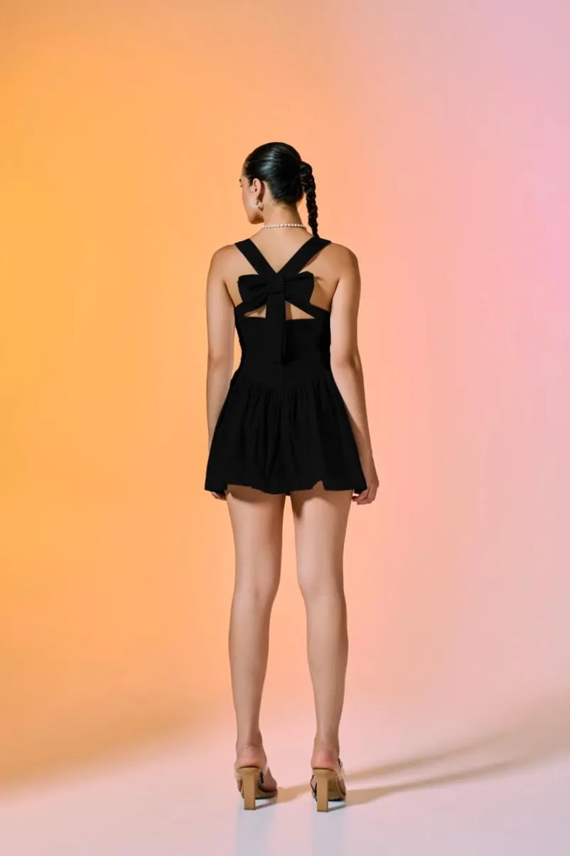 Black Cindy Mini Dress