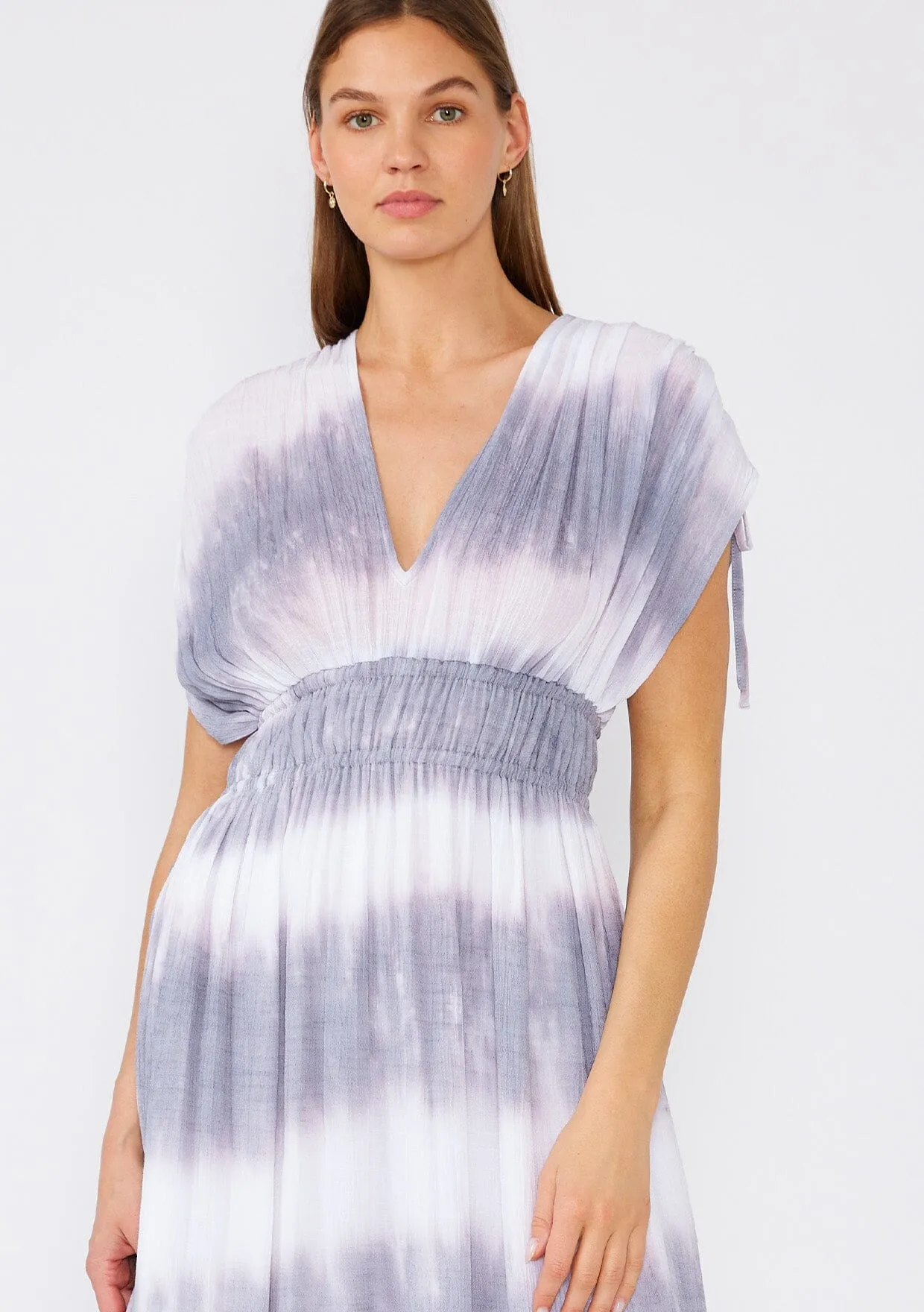 Bree Striped Midi Dress