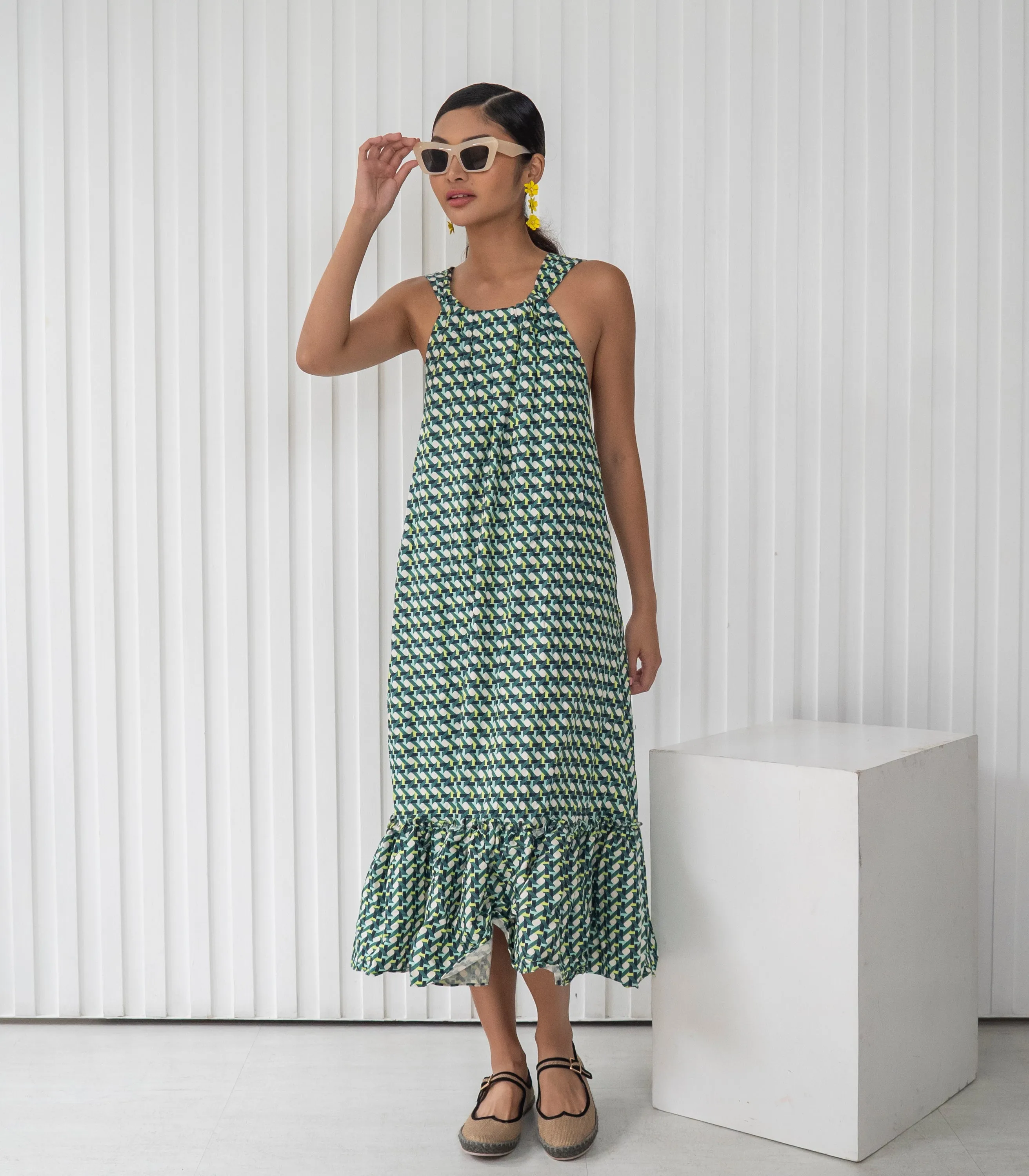 Casita Leiana Dress (Green/Black)