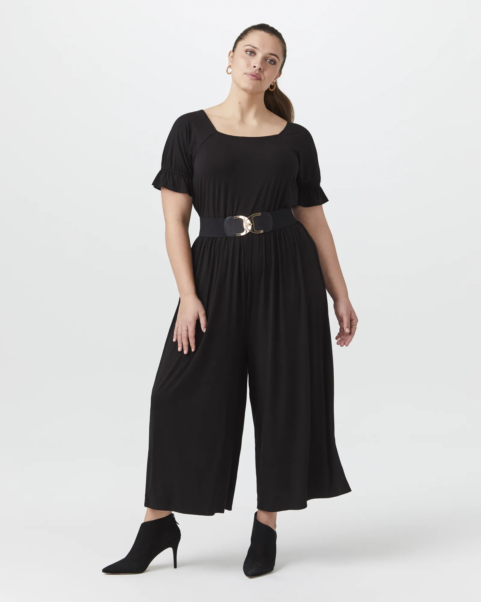 Chantal Knit Jumpsuit | Black