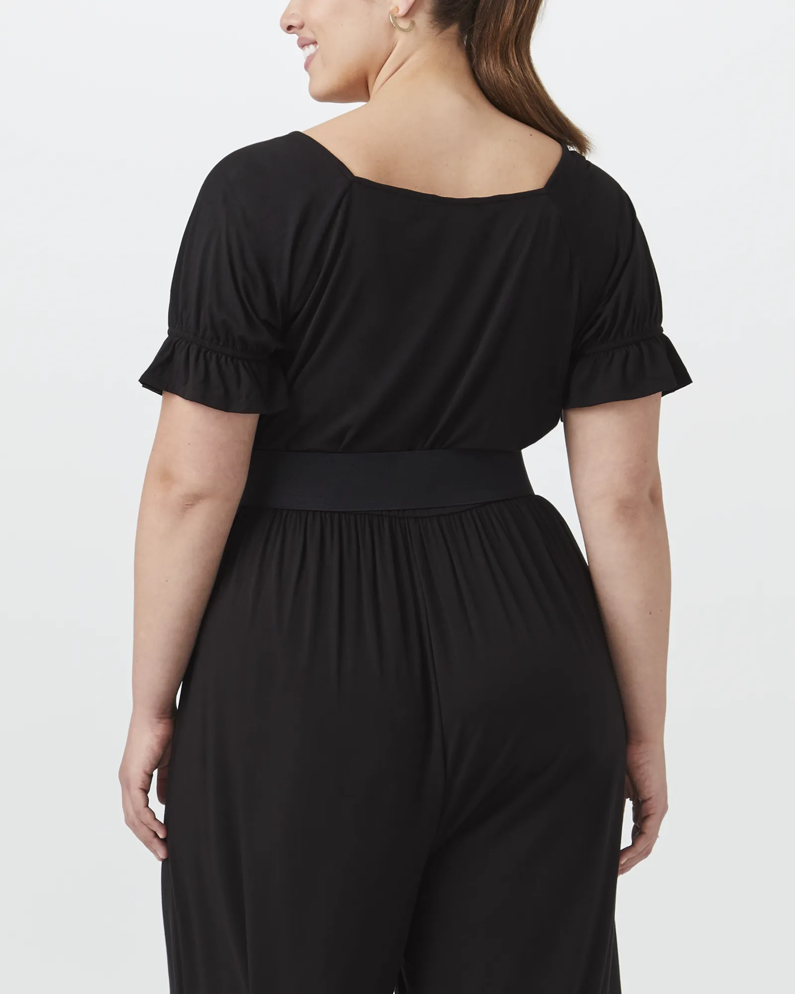 Chantal Knit Jumpsuit | Black