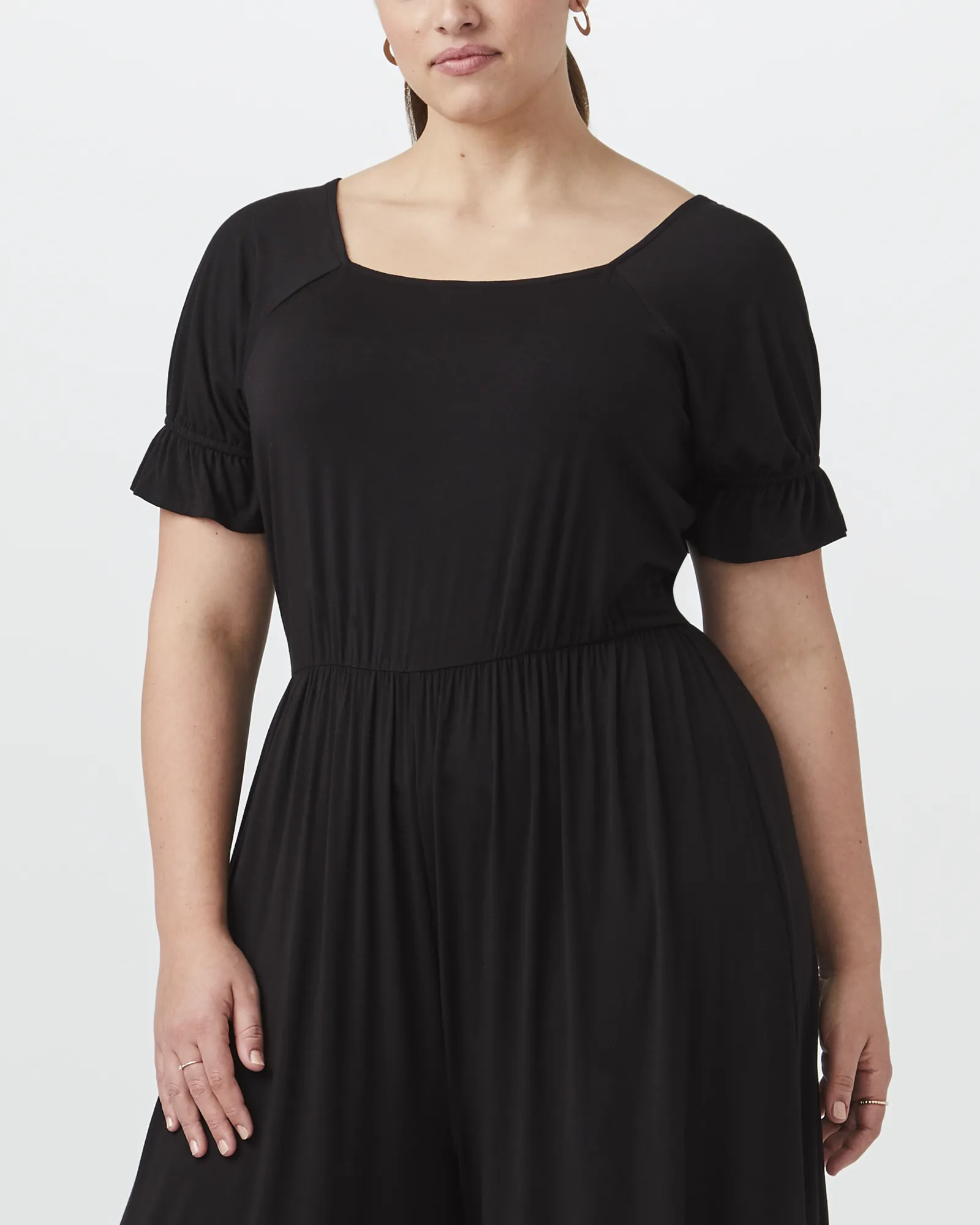 Chantal Knit Jumpsuit | Black