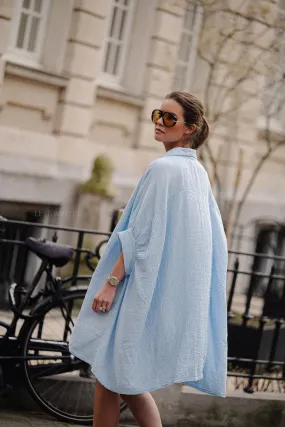 Colette tetra dress baby blue