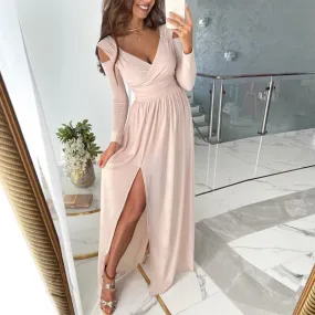 Elegant Slit Maxi Dress
