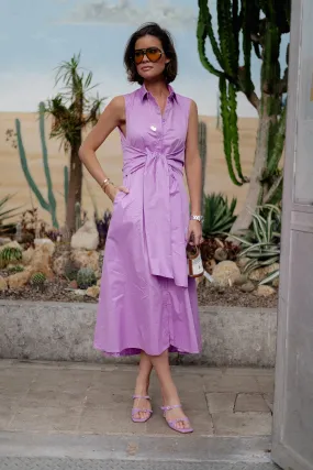 Eros long dress violet