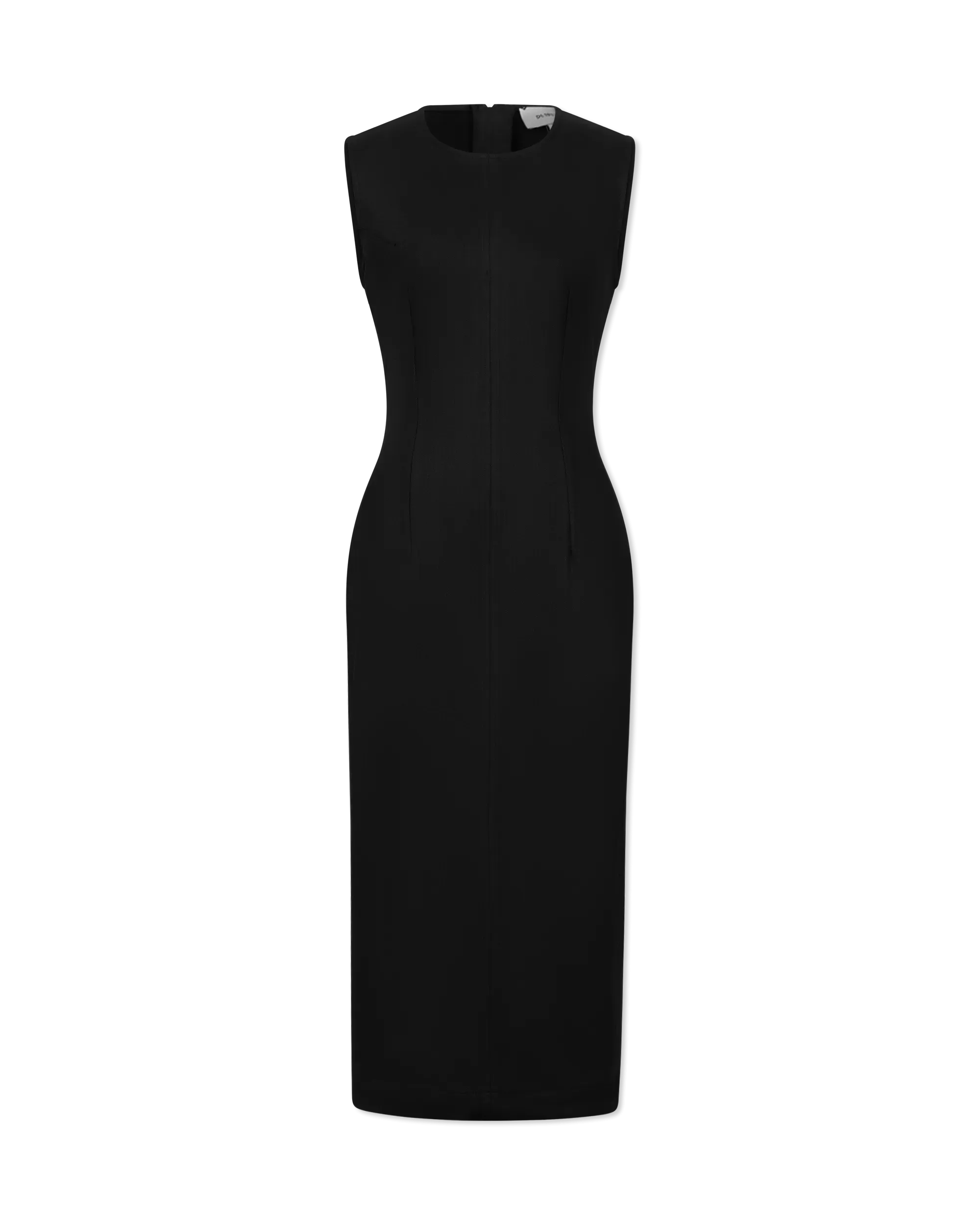 Esme Coated Denim Maxi Dress