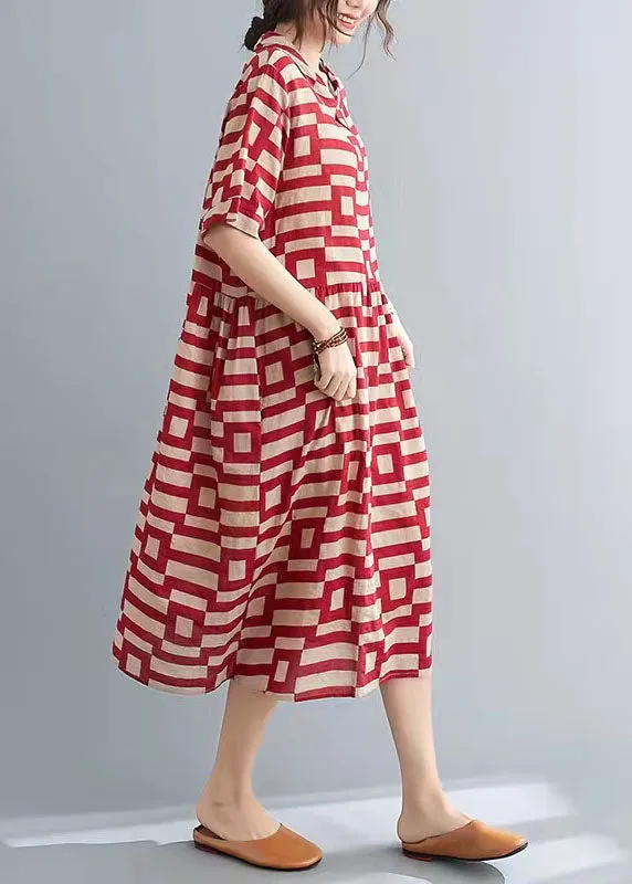 Fashion Cotton Vacation Dresses