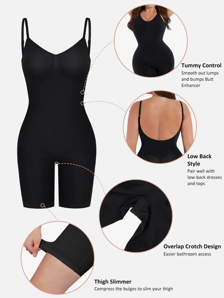 Feelingirl Body Sculpt Backless Seamless Shapewear Bodysuit