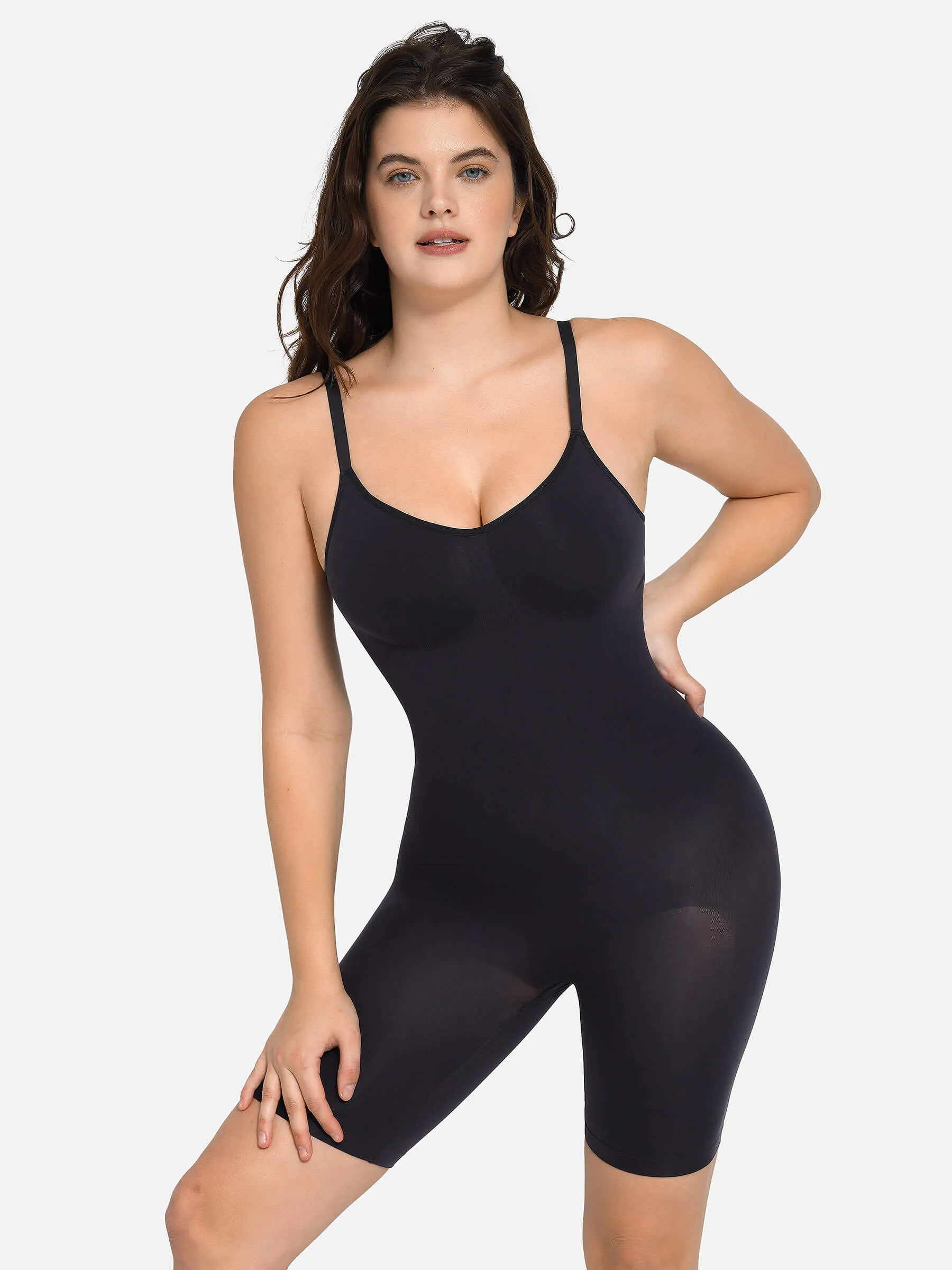 Feelingirl Body Sculpt Backless Seamless Shapewear Bodysuit