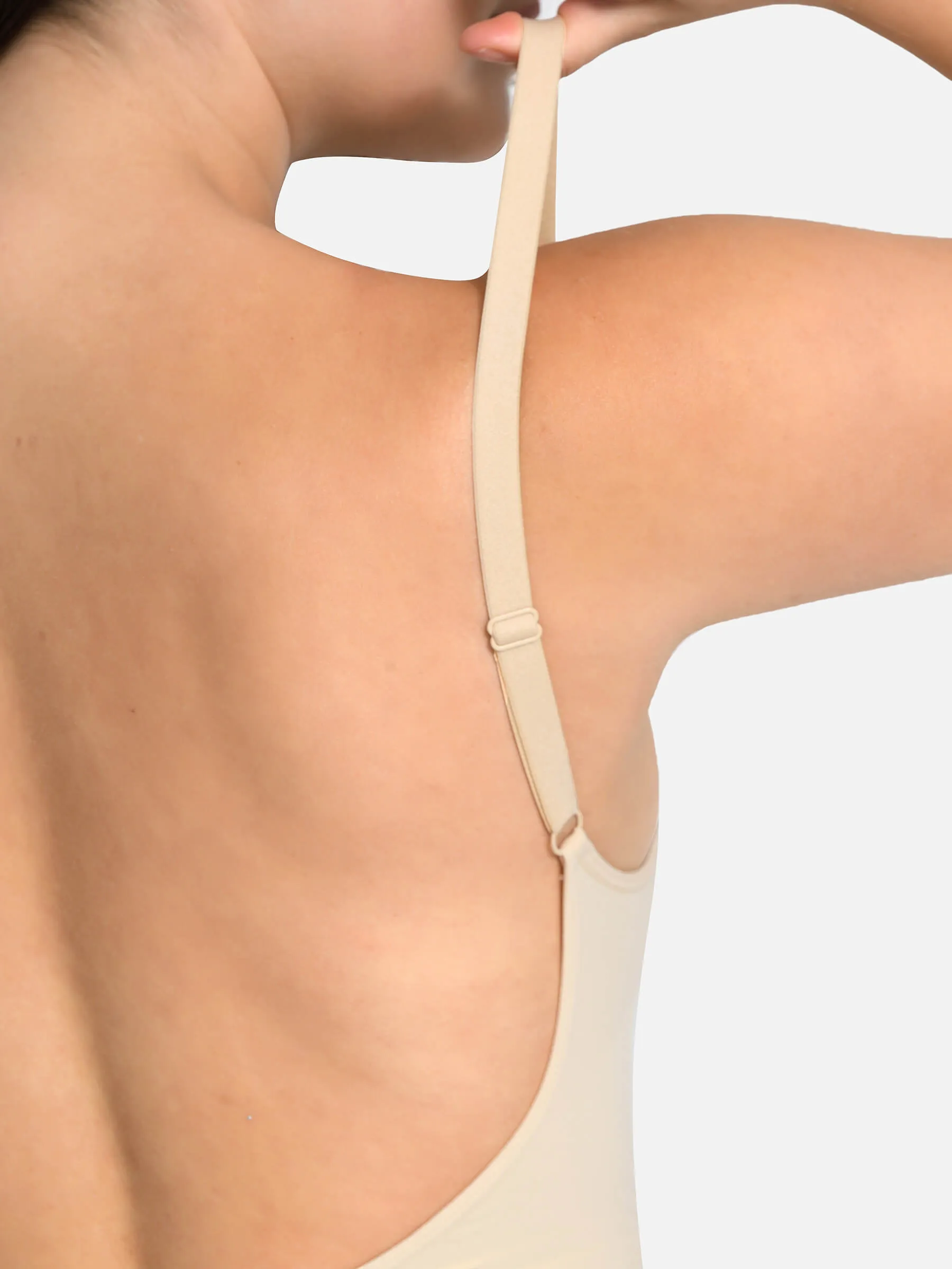 Feelingirl Body Sculpt Backless Seamless Shapewear Bodysuit