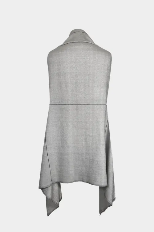 Fifth Origins Versatile Handwoven Cape/ Poncho Infinity Silver