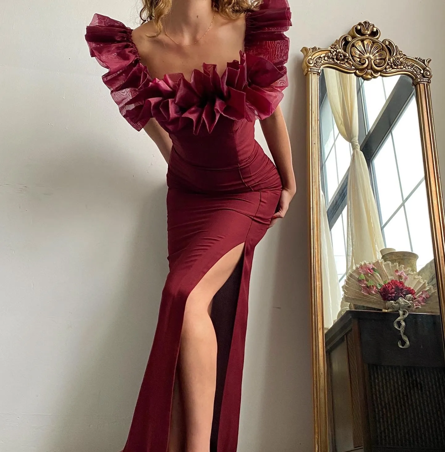 Holiday dress for the dramatic