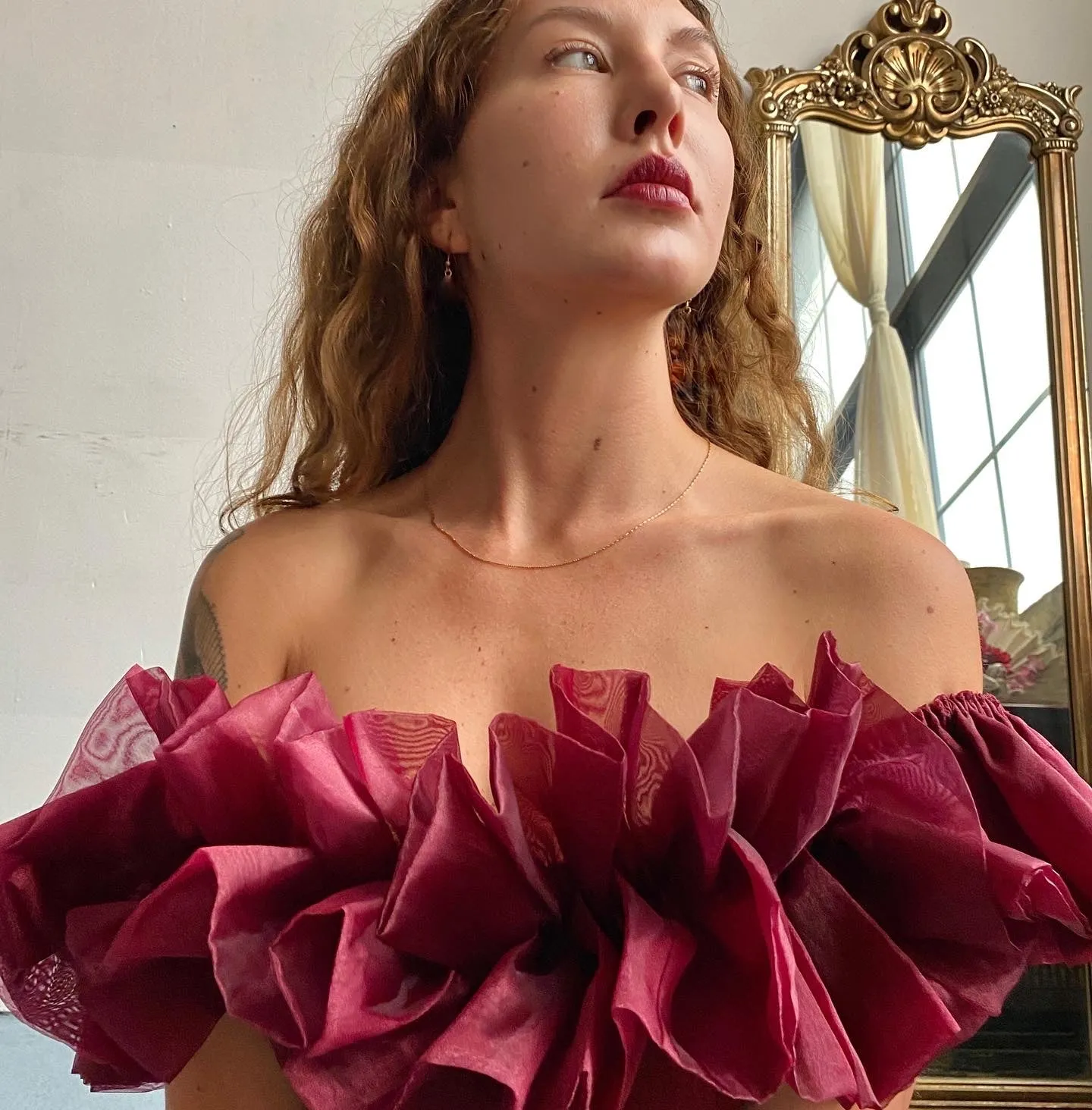 Holiday dress for the dramatic