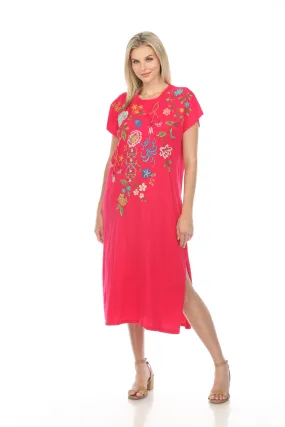 Johnny Was JWLA Sheri Relaxed Knit Dress Boho Chic J31524