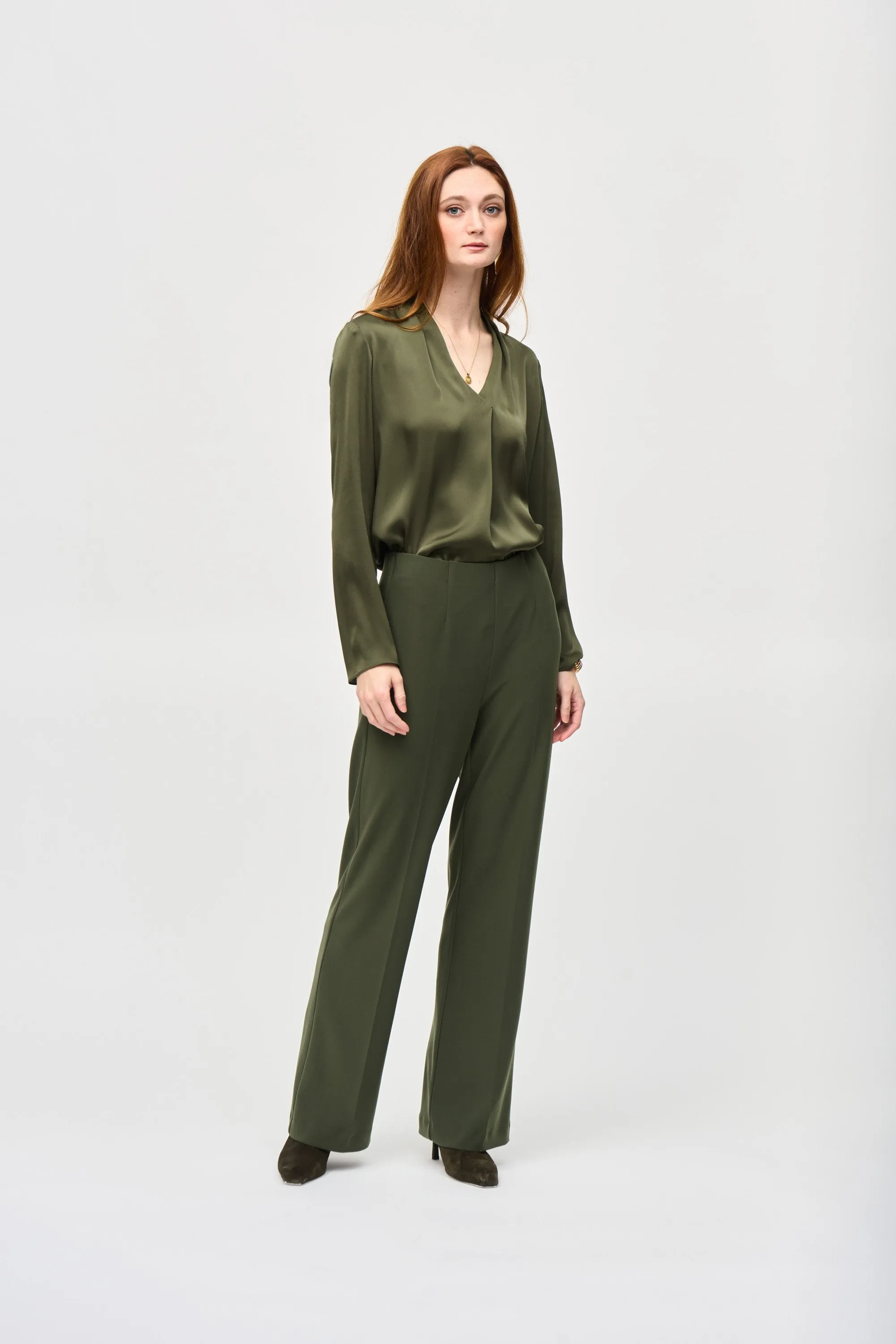 Joseph Ribkoff Women's Satin Straight Top