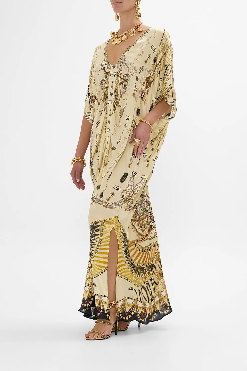 KAFTAN WITH FRONT TAB DETAIL GATEWAY TO THE AFTERLIFE