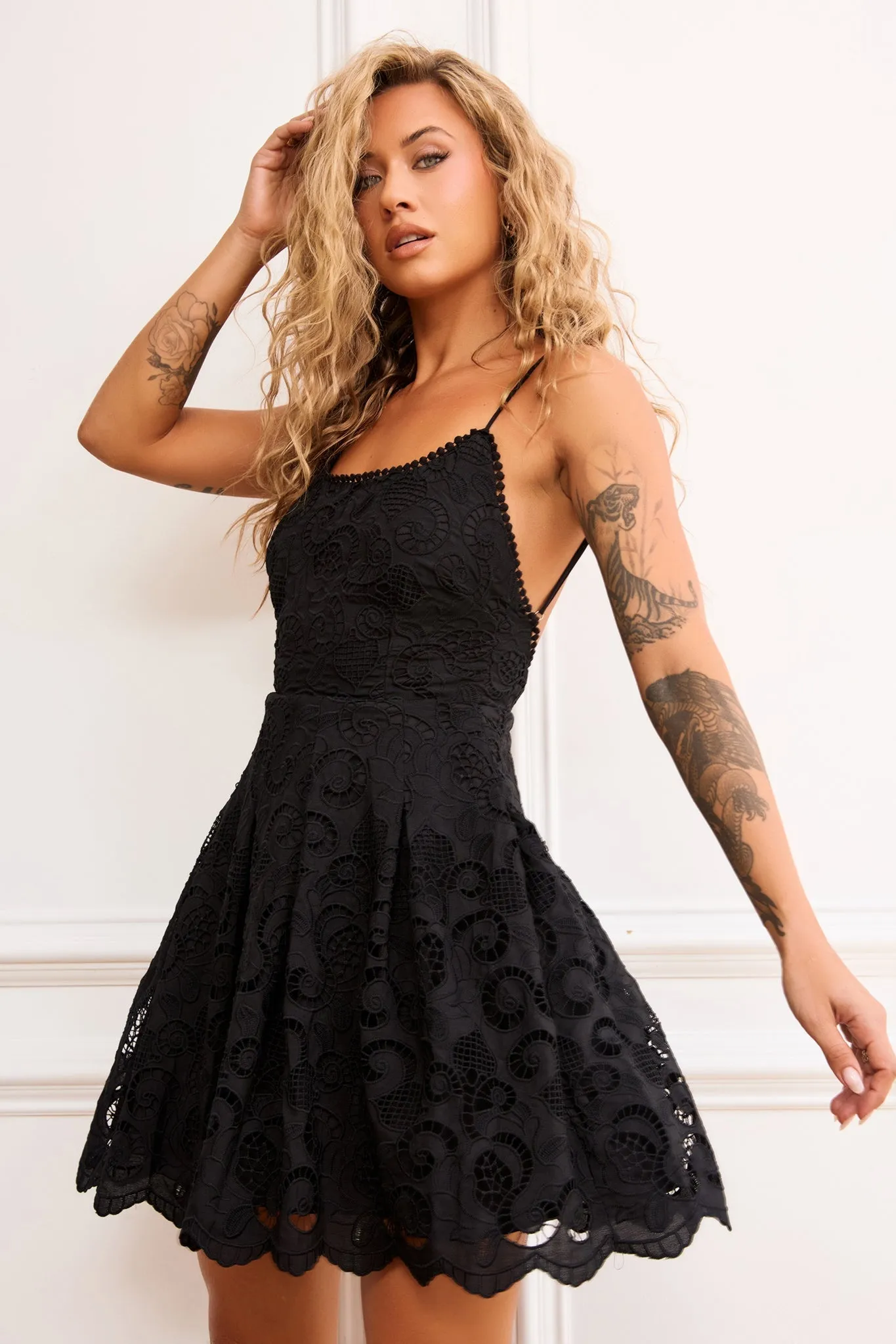 Last Moment Mini Dress - Black
