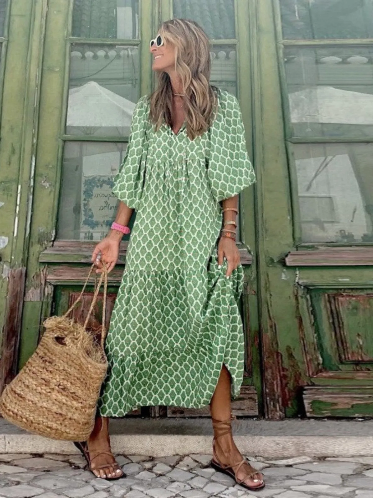 Luna Bohemian Maxi Dress