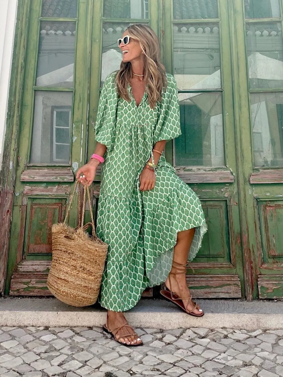 Luna Bohemian Maxi Dress