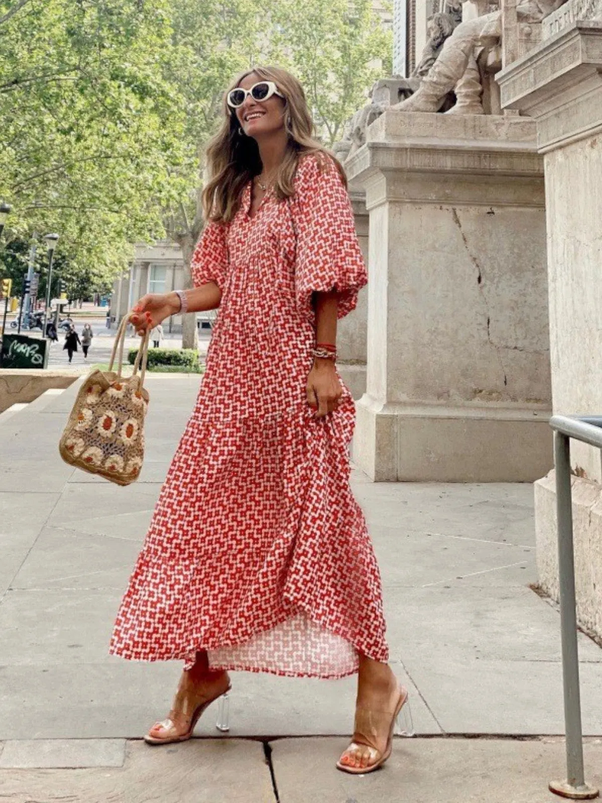 Luna Bohemian Maxi Dress