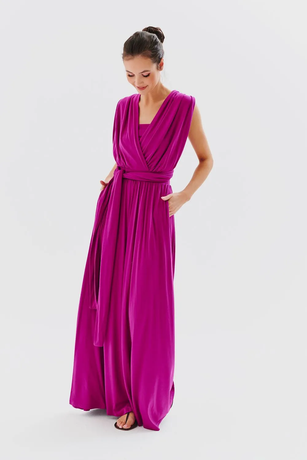 Magenta Love infinity top