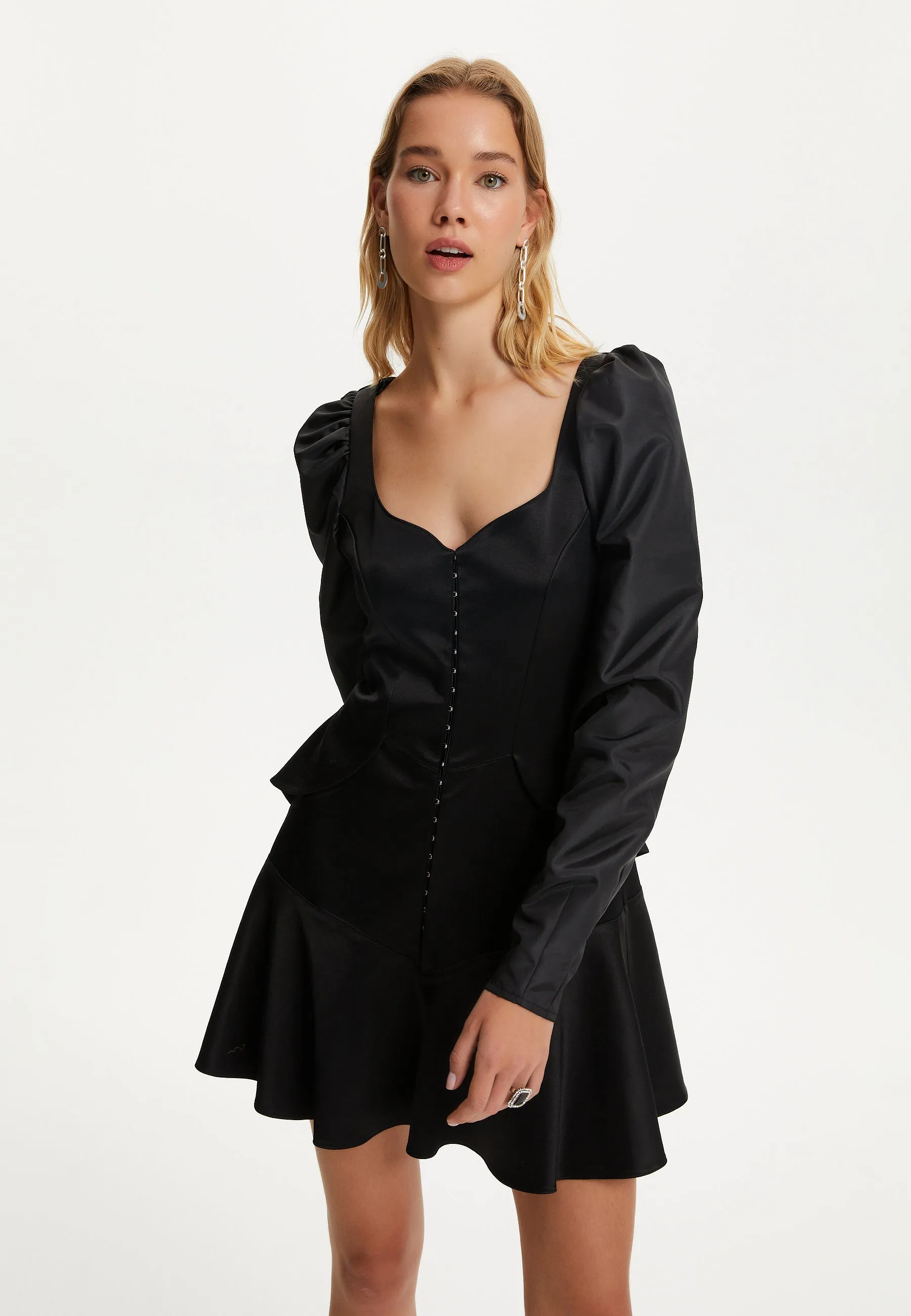 Mini Crepe Dress