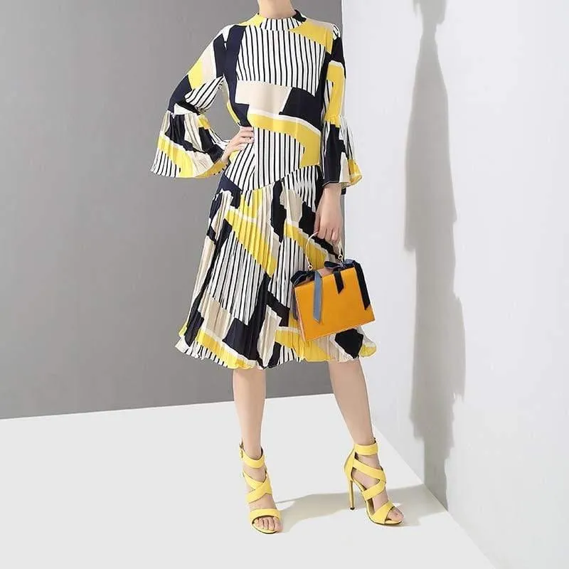 New  Fashion Pleated Loose Dress