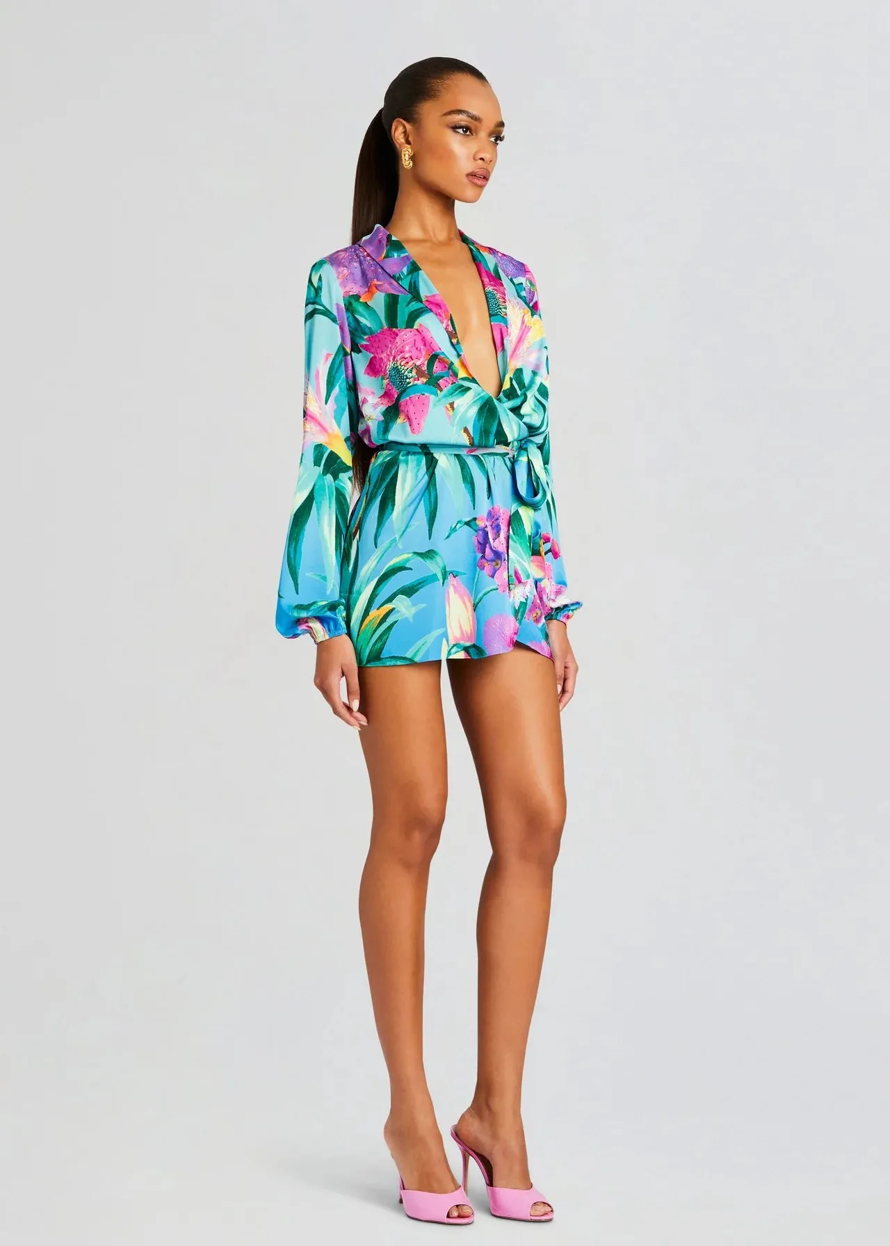Ocean Mini Dress - Turquoise