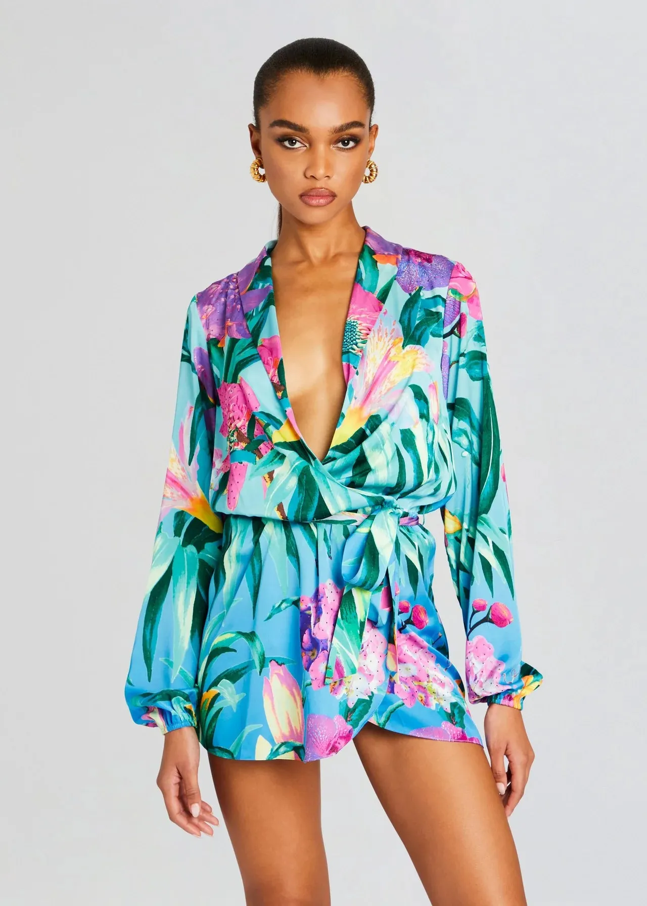 Ocean Mini Dress - Turquoise