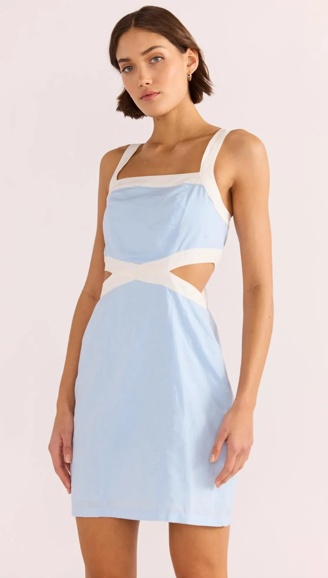 Pandora Contrast Mini Dress