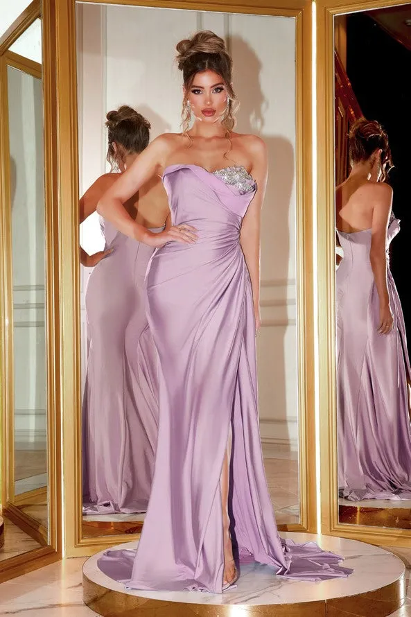 PORTIA & SCARLETT PS21218 Fitted Gown with Sweetheart-Neck Draping
