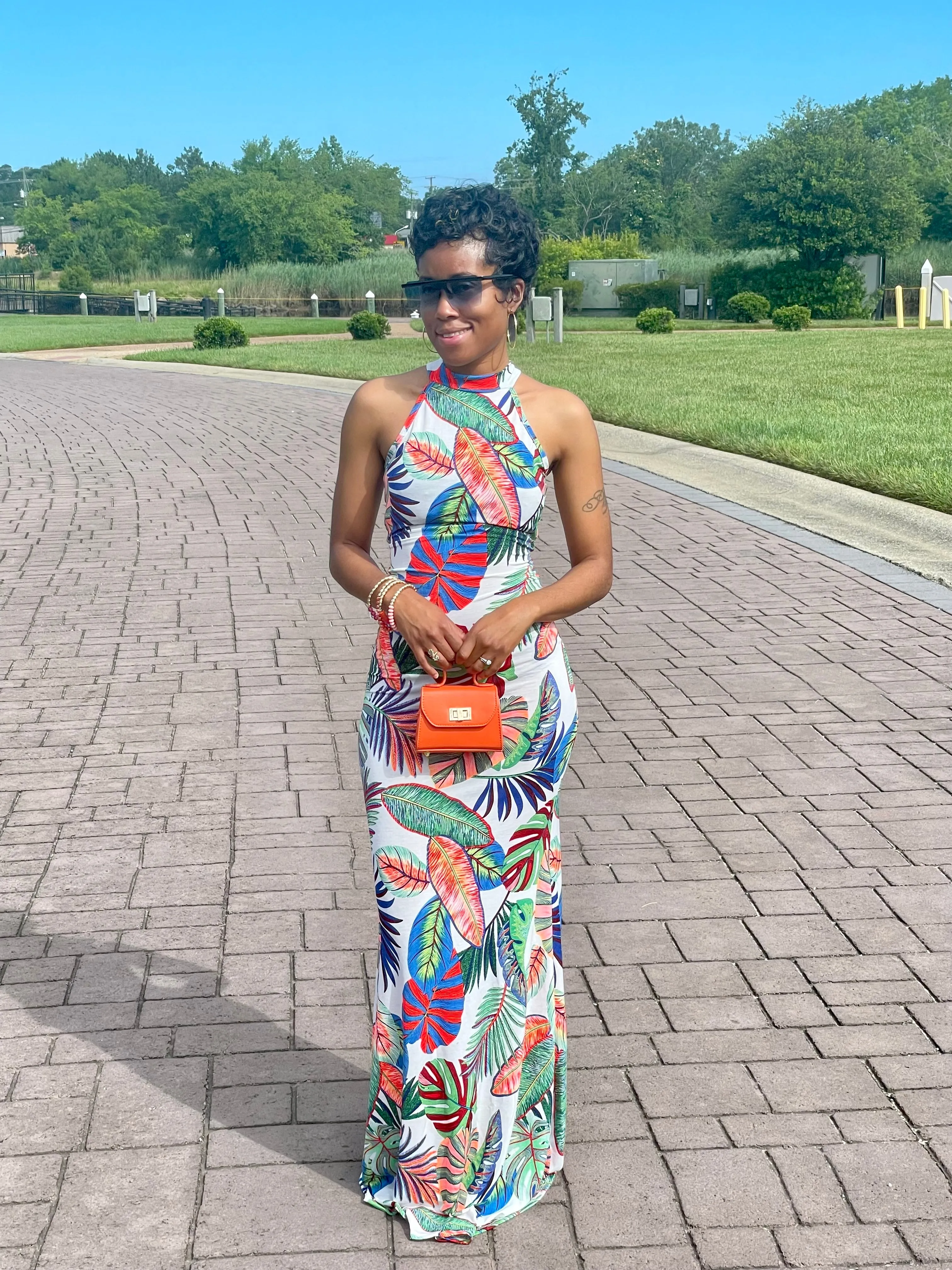 "Tropical Summer" Maxi Dress