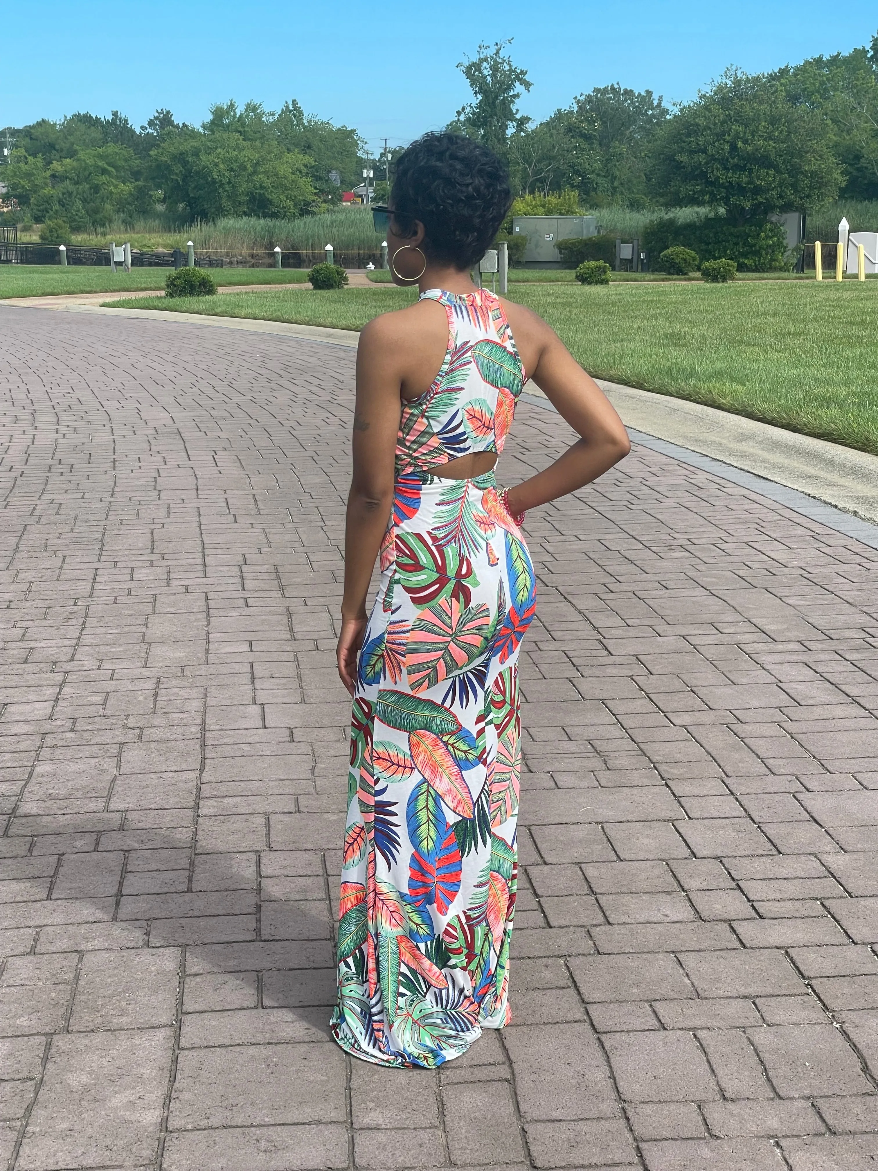 "Tropical Summer" Maxi Dress