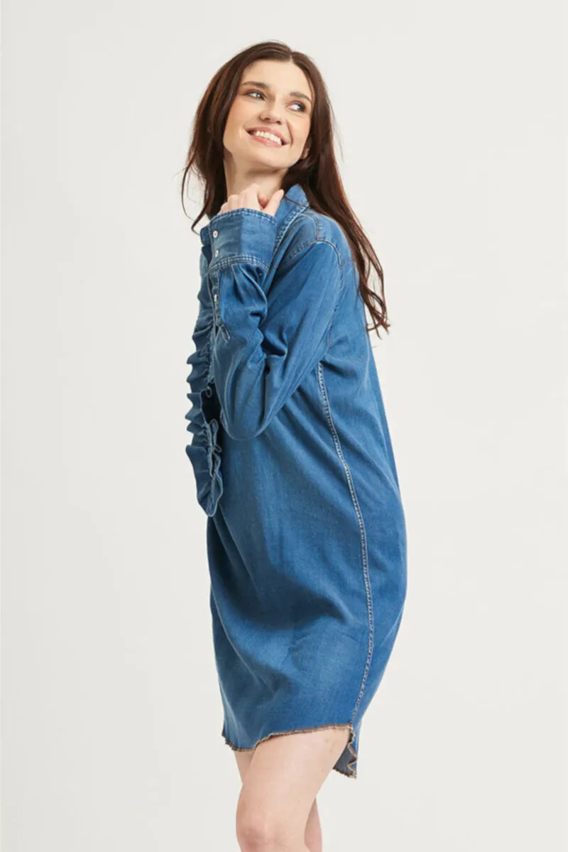 Shirty -Cowgirl Denim Shirt Dark Denim