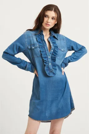 Shirty -Cowgirl Denim Shirt Dark Denim