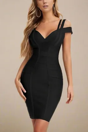 Sia Bandage Dress - Classic Black