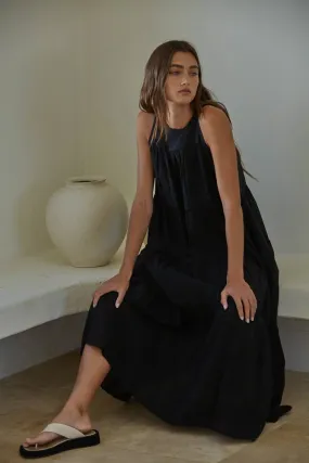 Sleeveless Flare Midi Dress