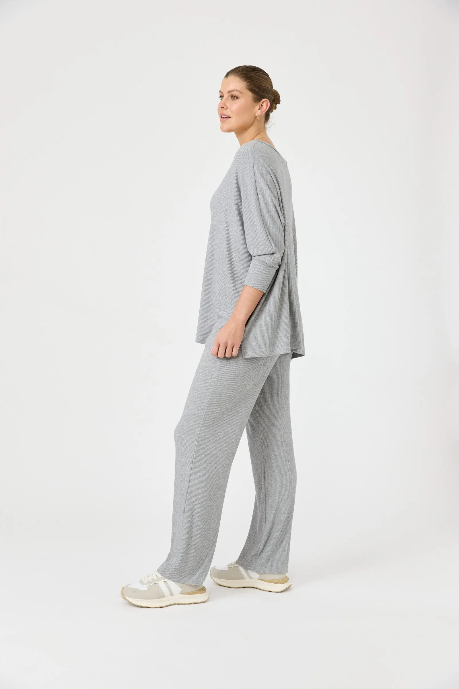 Studio Jersey Top - Gray
