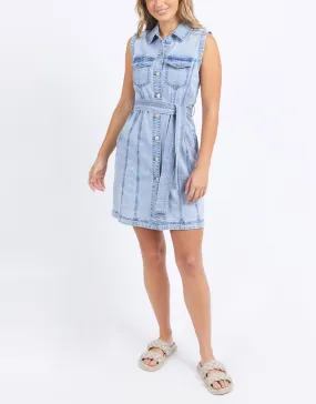 Talbert Sleeveless Dress - Light Blue