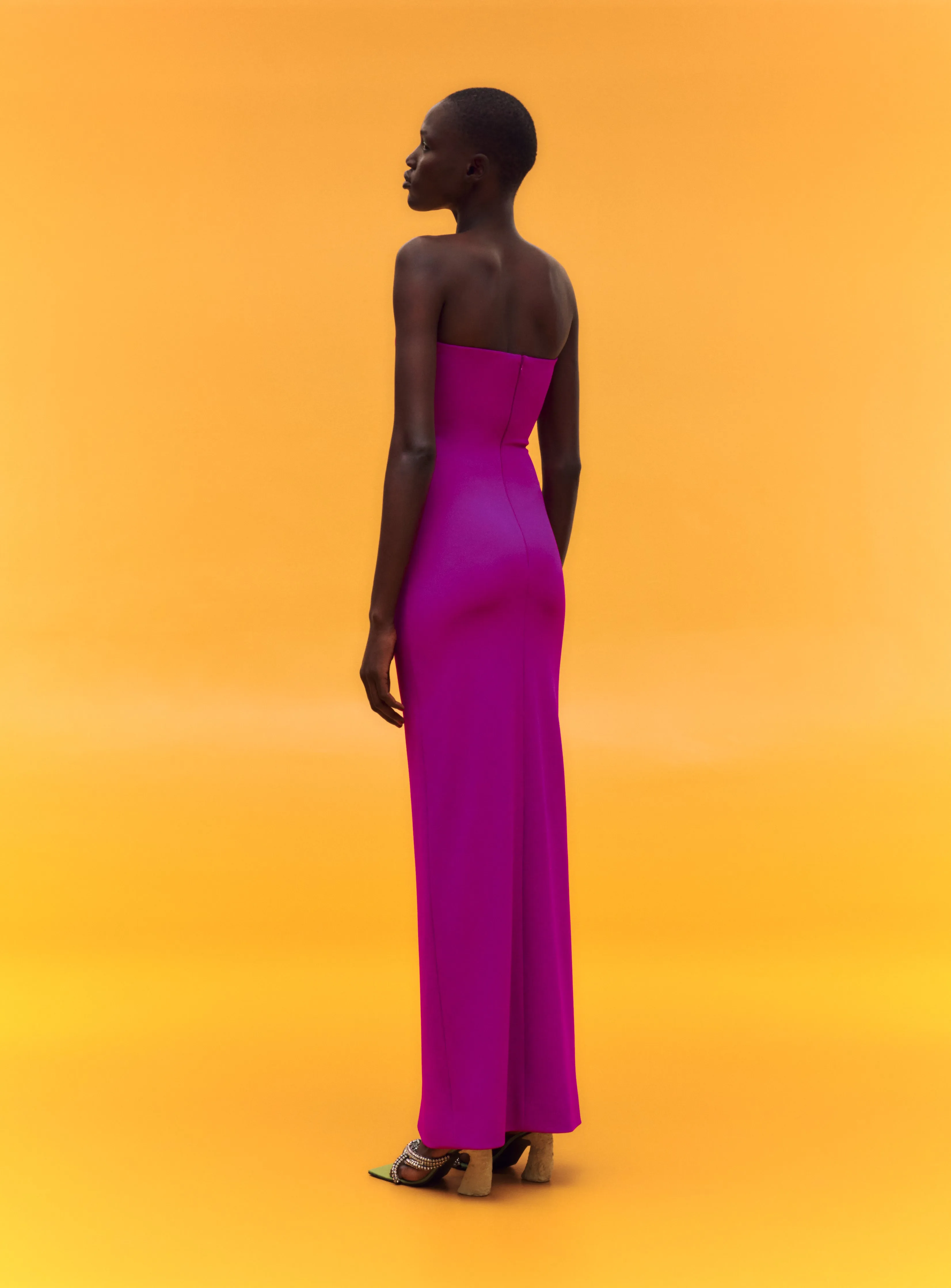 The Bysha Maxi Dress in Purple