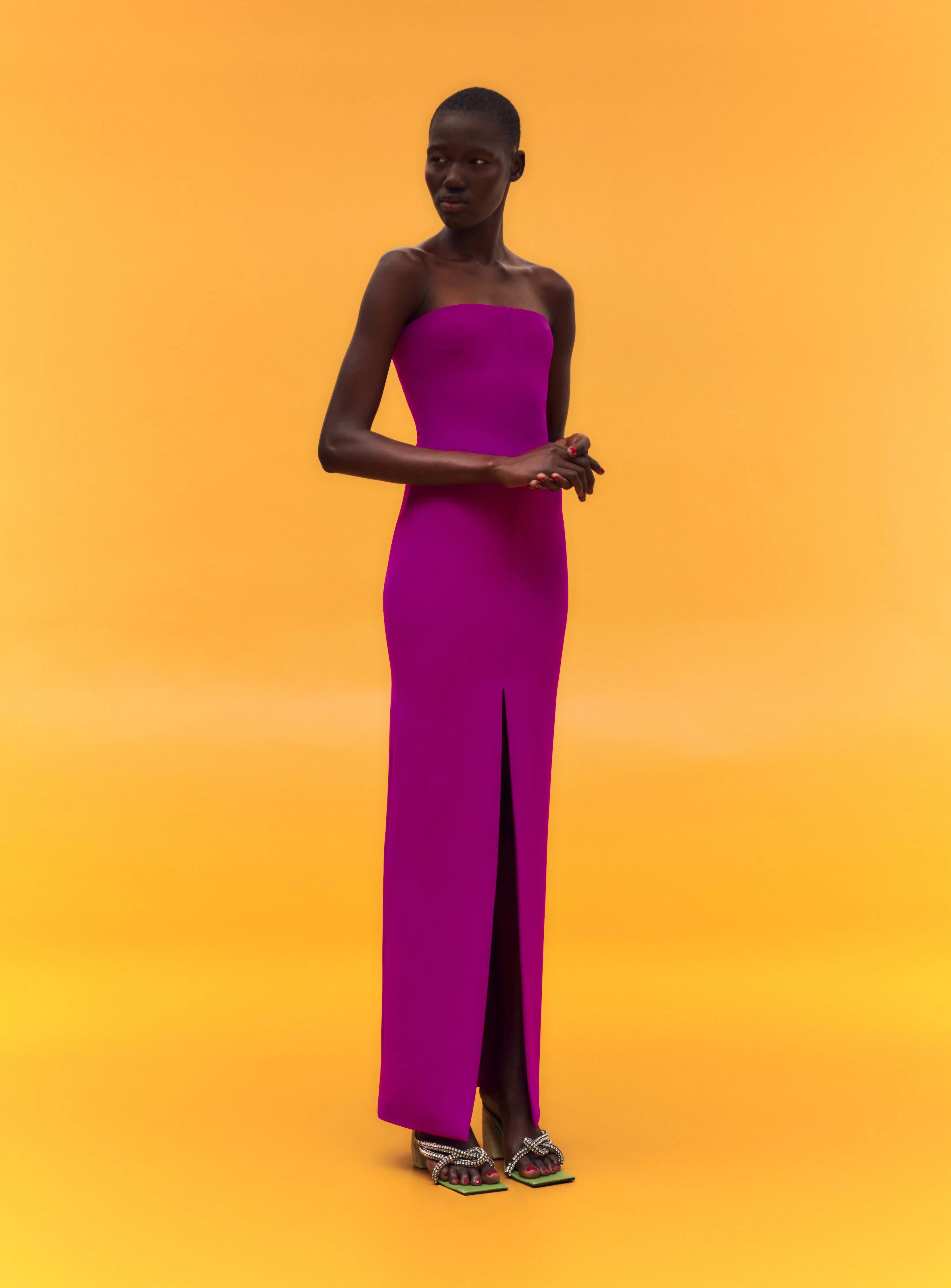 The Bysha Maxi Dress in Purple