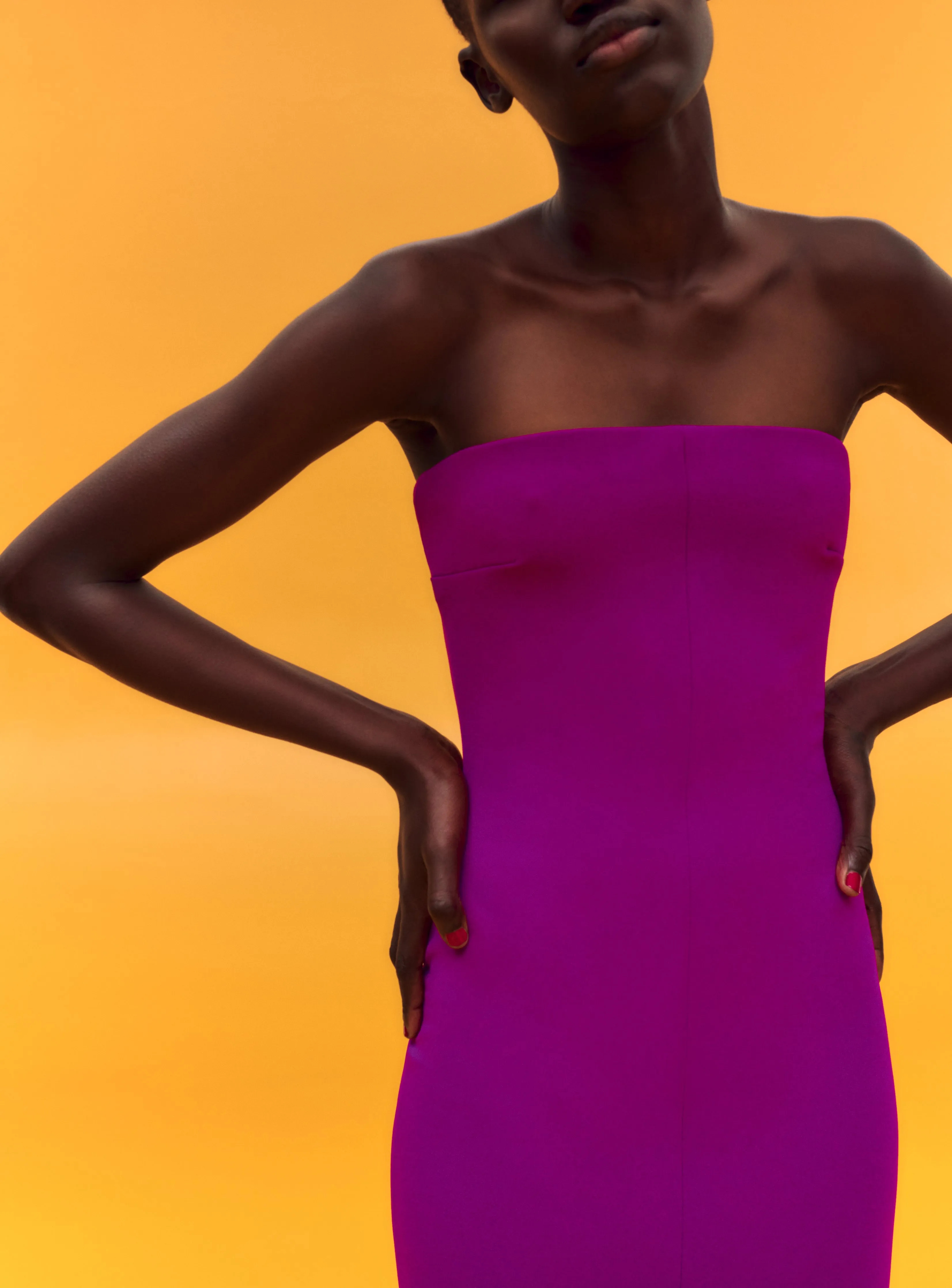 The Bysha Maxi Dress in Purple