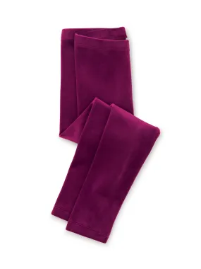 Velour Leggings, Cosmic Berry